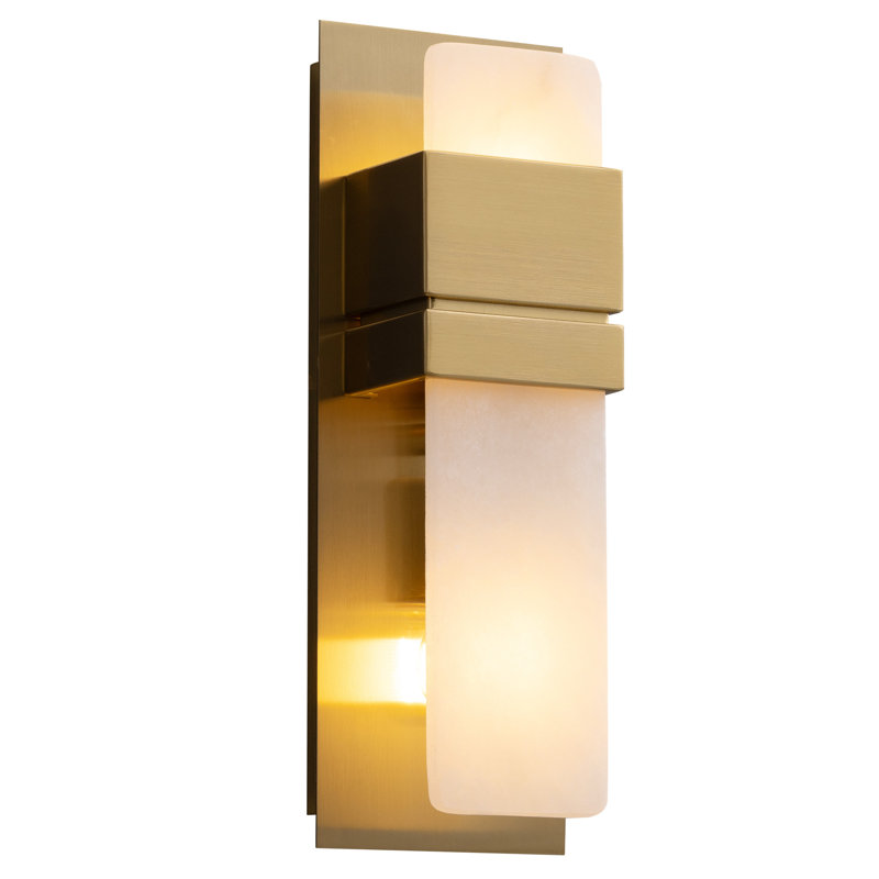 Applique murale en marbre 14 po, H 13,78 po x l 4,72 po x P 3,54 po