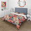 Ensemble de housse de couette Harmony Elegance Peony Blooms - Floral-584669245
