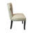 Logan 72" 9-piece Dining Set With 8 Jill Dining Chairs In Ivory With Antique Brown Legs