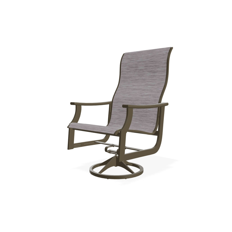 St. Catherine Polymer Outdoor Lounge Chair, Beachwood, Elevation Stone