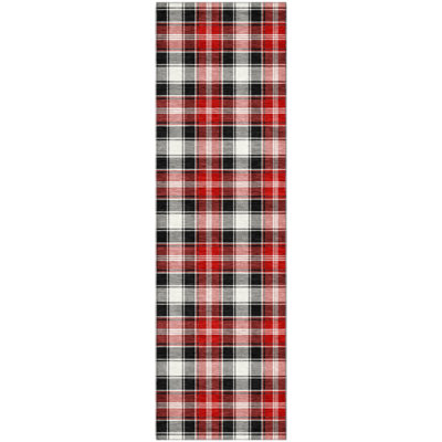 Tapis écossais de qualité supérieure lavable à la machine AMF1817