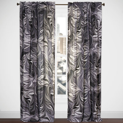 Semi Sheer Curtain Single Panel