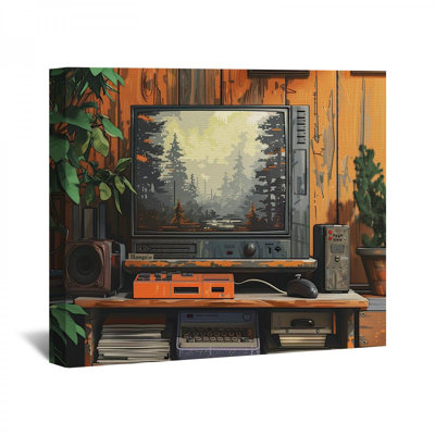 "Téléviseur" sur toile