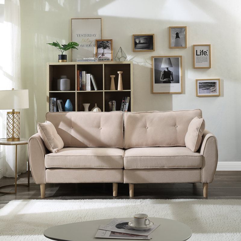 Sorenson Linen Blend Sofa, Beige
