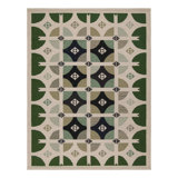Handmade Cotton and Wool Area Rug