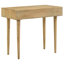 Bureau d'écriture rectangulaire à 2 tiroirs Taniya Naturel