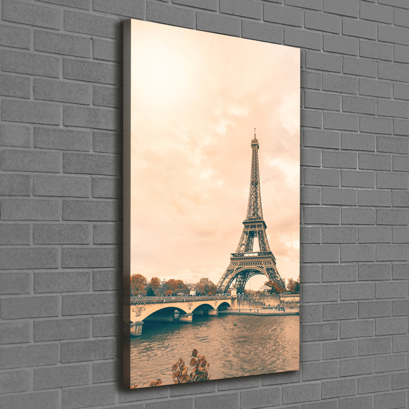 Eiffel Tower Paris - Wrapped Canvas Print