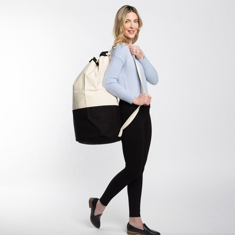 Laundry Duffel Bag, Black