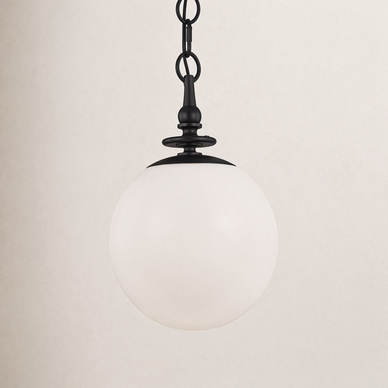 Capri 1 - Light Pendant, Aged Iron, 17.375" H x 11" W x 11" D