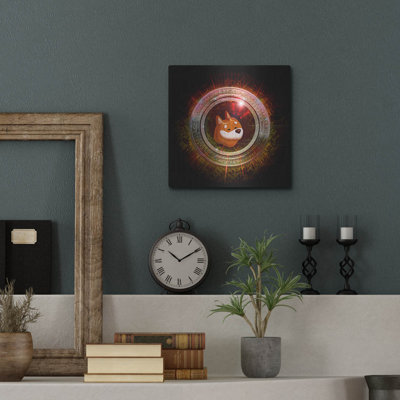 Art mural en métal Red Barrel Studio® «Wagmi Bonk Crypto» par Epic Portfolio