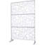 Écran d'intimité en métal l 76 po H48 po, blanc - pour le jardin, le patio, l'ambiance extérieure, balcon de clôture 76 po x 48 po, utilisation sur la pelouse-124316583-124316580