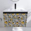  Meuble-lavabo mural 24 po avec lavabo en céramique Exmore