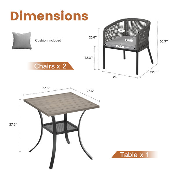 Dimensions du produit
