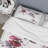 Floral Duvet Cover Set - Allegra Purple/White/Red Microfiber-66389224