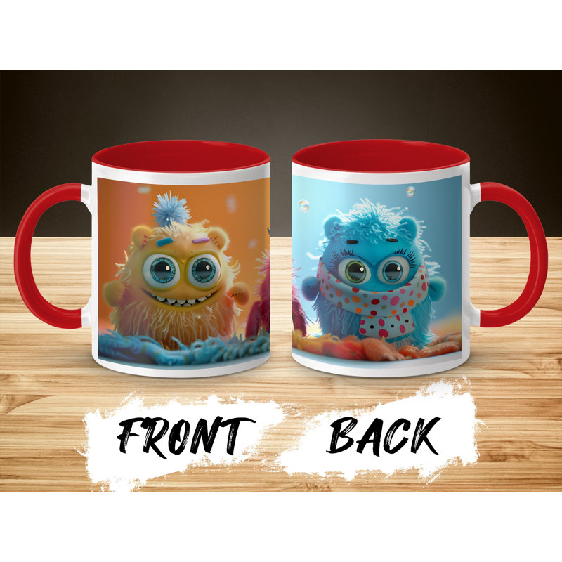 Ceramic Coffee Mug, Red