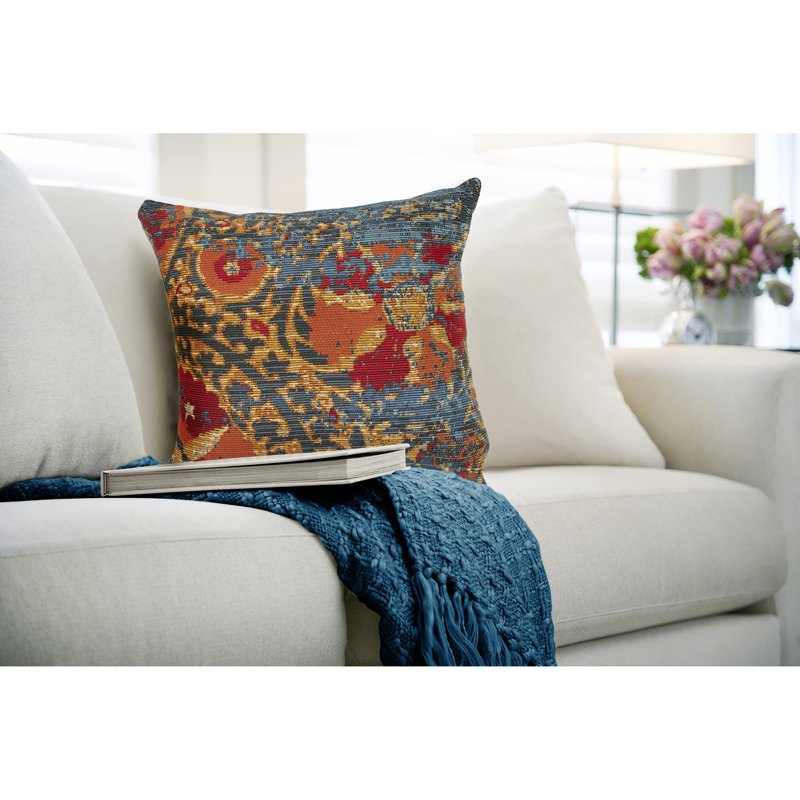 Marina Outdoor Square Pillow Cover & Insert, 18" H x 18" W