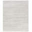 Hand Knotted Abstract Area Rug in Gray