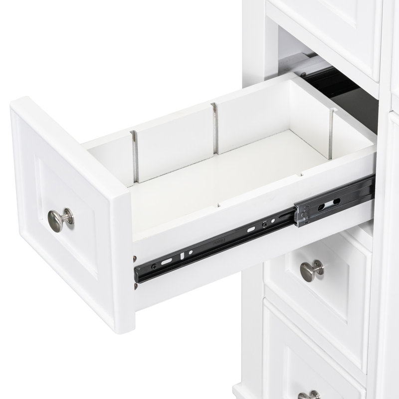 Lavabo de salle de bain 36 po - Robinet de salle de bain 36 po, Blanc