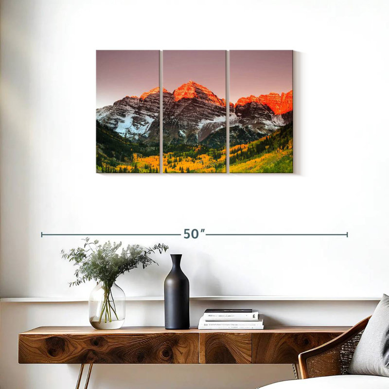 Alvord Maroon Bells Peak Sunrise, 20" H x 33" W