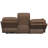 Brown Zero Gravity Dual Power Sofa