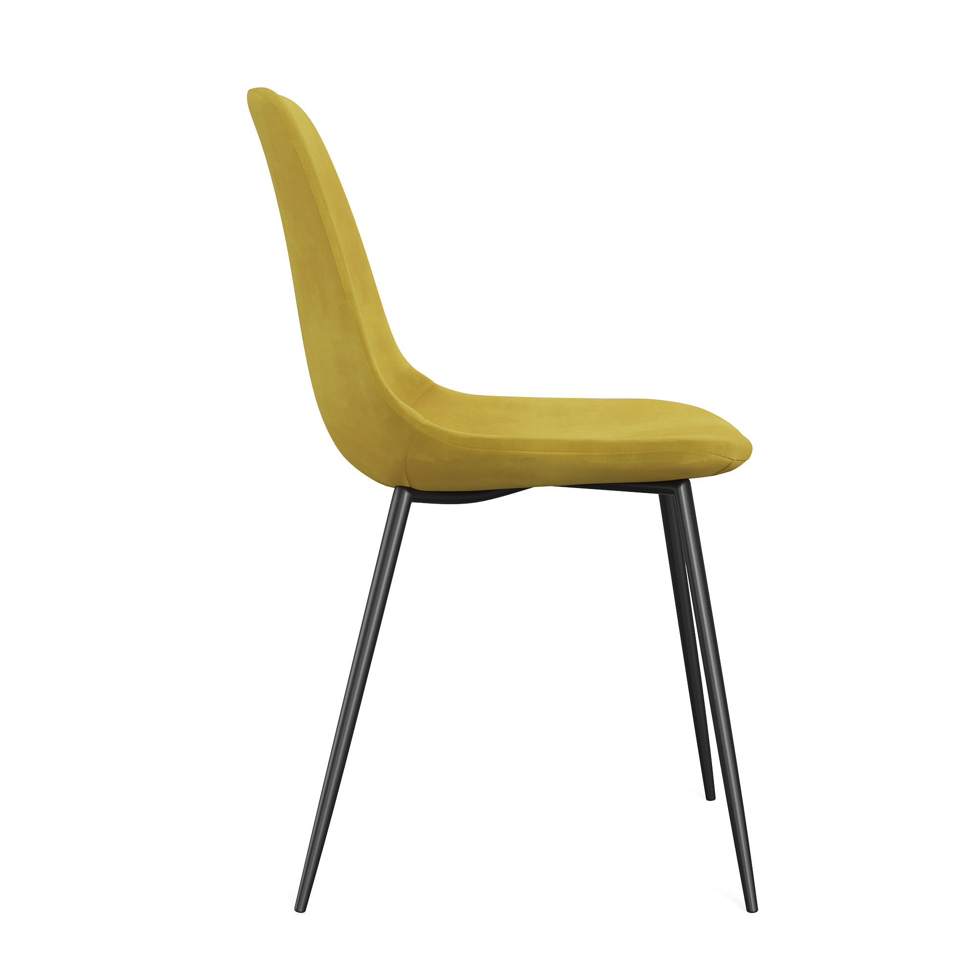 Kody Performance Velvet Dining Chair, Bella Gold Performance Velvet