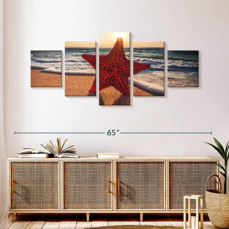 Seashore Starfish, 24" H x 55" W