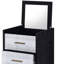 Armoire à bijoux rectangulaire à 4 tiroirs avec pieds en métal Myles-70306516