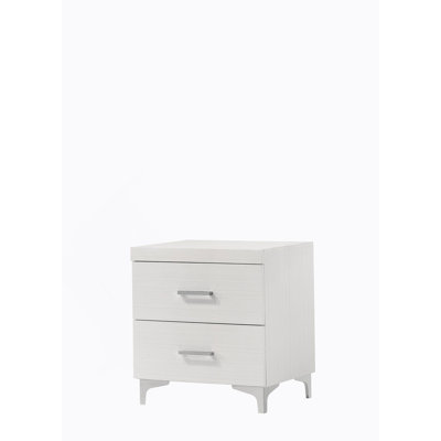 Table de chevet blanche