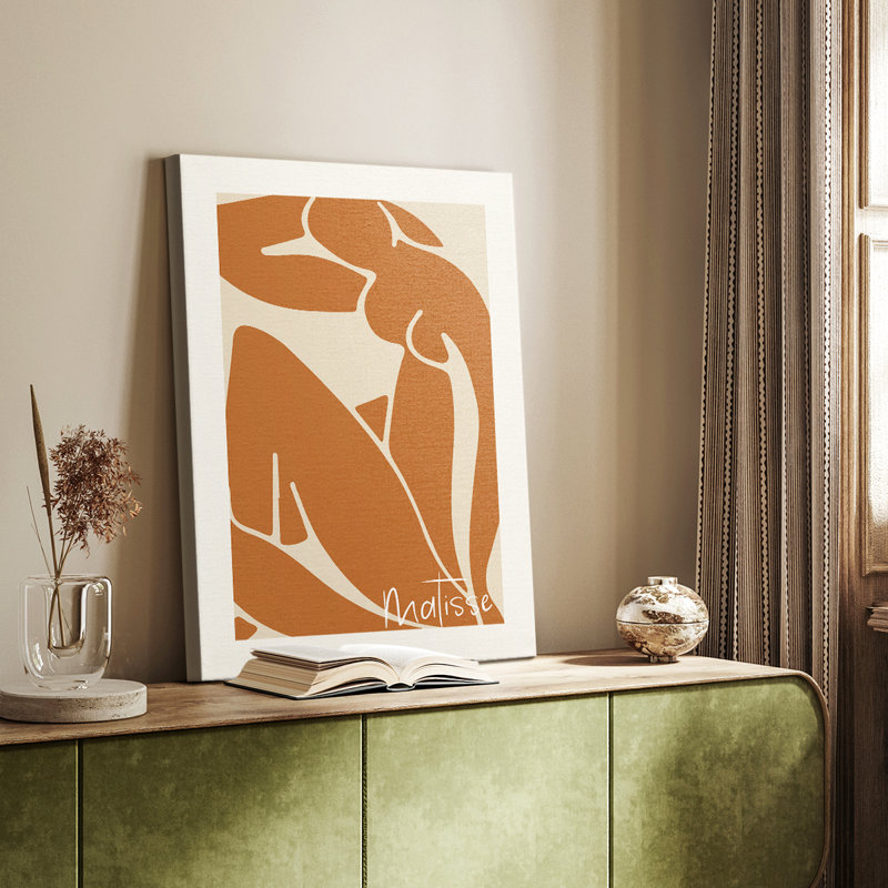 Matisse CECIV, reproduction encadrée - galerie Cavas, Beige/Orange, H 60 po x l 40 po