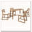 5-Piece Rustic Patio Bar Set-680633626