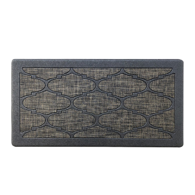Tapis anti-fatigue Damien, Treillis espresso