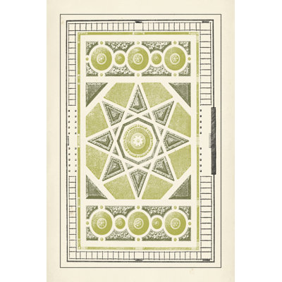 Garden Maze VI by J.F. Blondel - Wrapped Canvas Print