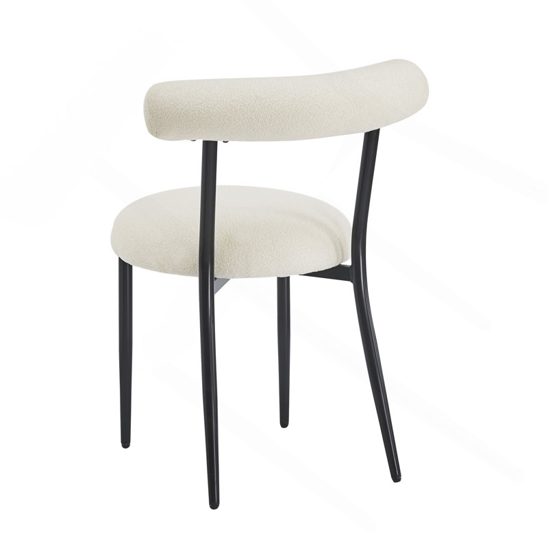 Dining Chair( Set Of 2 ), Black, White