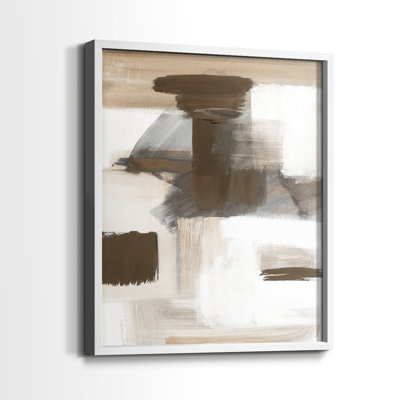 Navigating Neutrals Framed Print - Solid Wood