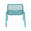 Chaises empilables, espace extérieur, l 26 po x P 22,26 po, chaises sarcelle à utiliser, stable, couleur