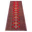 Tapis rouge noué à la main de conception unique 3 pi 4 po x 10 pi 10 po One Of Kind