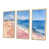 Toile naturelle avec cadre flottant