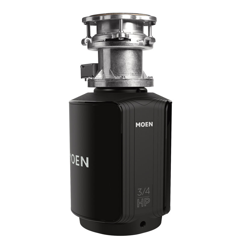 Moen Black 3/4 HP Batch Feed Garbage Disposal