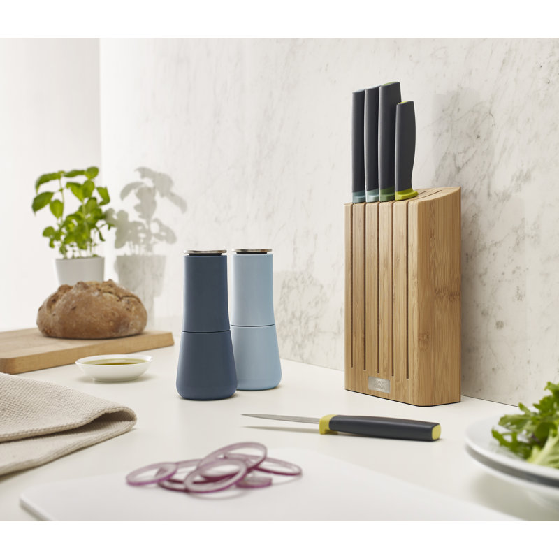 Milltop Non-Spill Salt and Pepper Mills, Sky