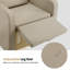 Fauteuil de station de shampooing Backwash, bol de lavage des cheveux en céramique réglable avec fauteuil-1552111024