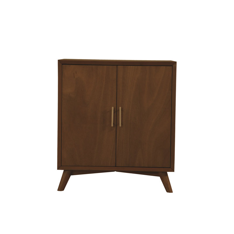 Armoire bar basse Williams, Noyer