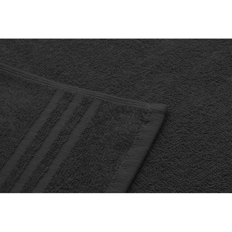 Lightweight Fingertip Towel, Black