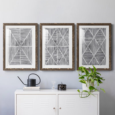 " Vibrato I " 3 Piece Art Color Photography Painting