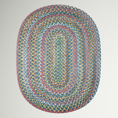 Tapis géométrique tressé à la main Orval
