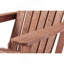Chaise Adirondack pliante en bois surdimensionnée avec dossier de lit pré-assemblé, chaise de patio en bois pour patio