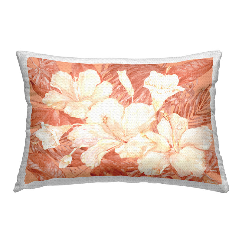 Coussin d'extérieur imprimé Bright Hibiscus Bundle par Paul Brent