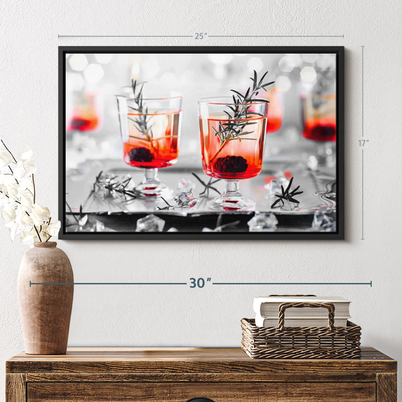Impression sur toile Blackberry Whiskey, H 17 po x l 25 po