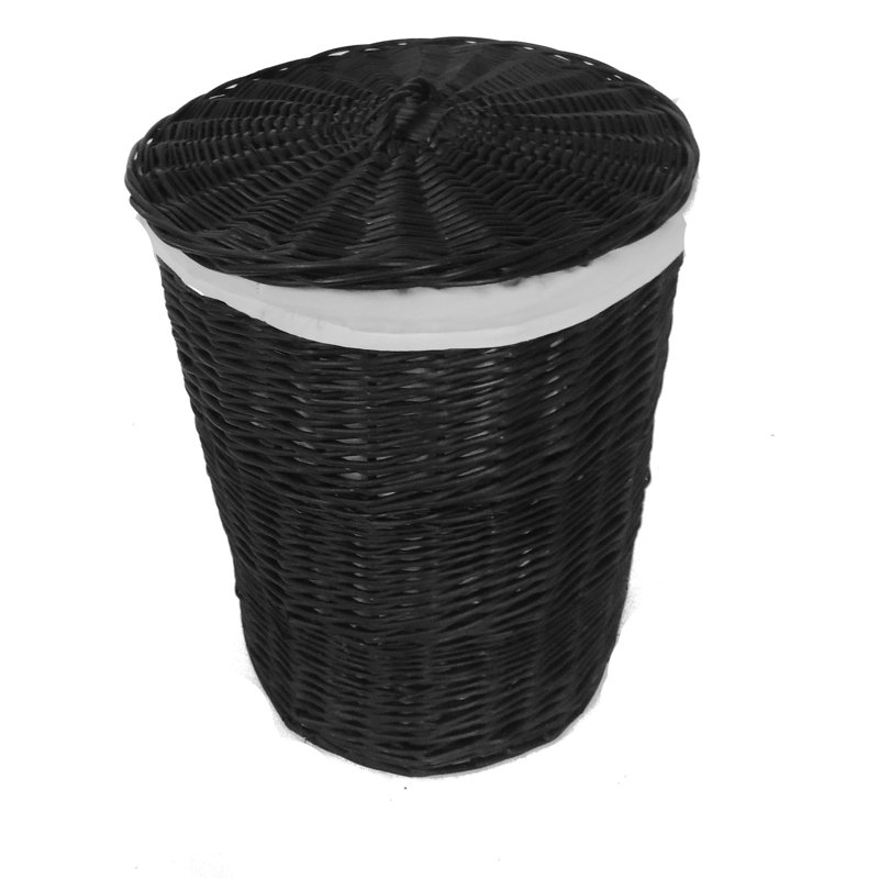 Laundry Hamper, Large (59cm x 44cm x 44cm), White