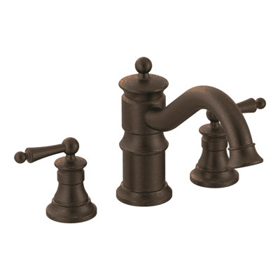 Waterhill Double Handle Deck Mounted Roman Tub Faucet Trim