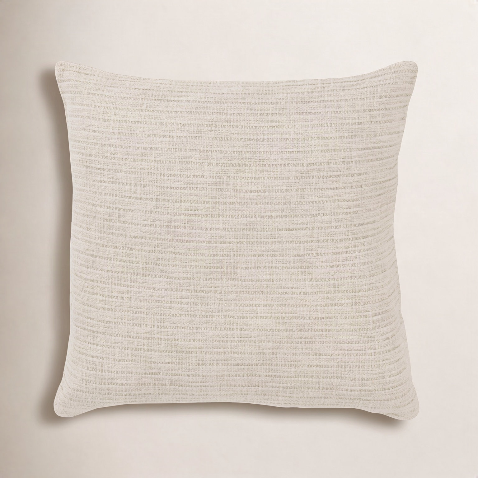 Cotton Throw Pillow, Natural